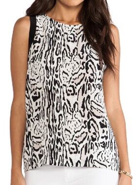 Joie Toki Ocelet Silk Printed Tank